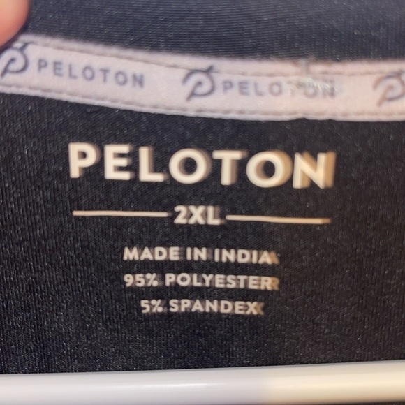 Peloton T Shirt Polyester Spandex tee - size 2XL Century club.  MM - Picture 2 of 4